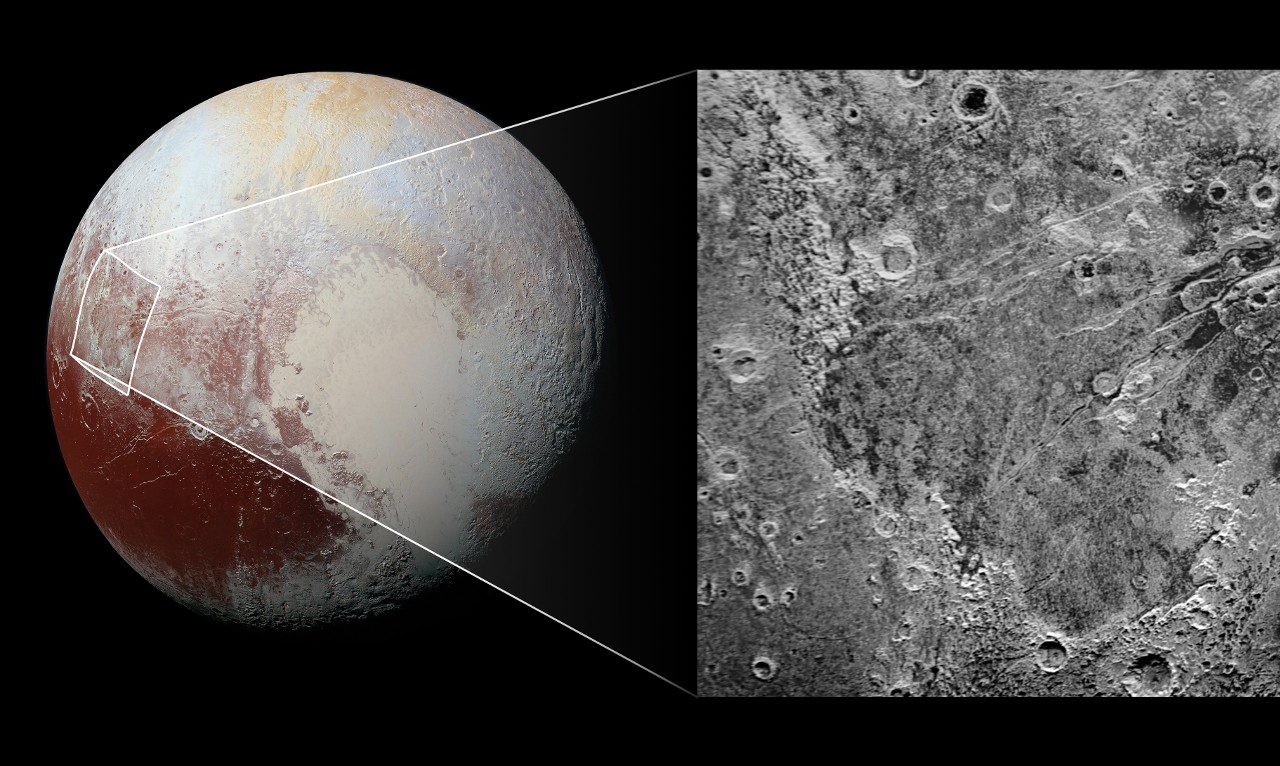Pluto’s Giant “Bite Mark”