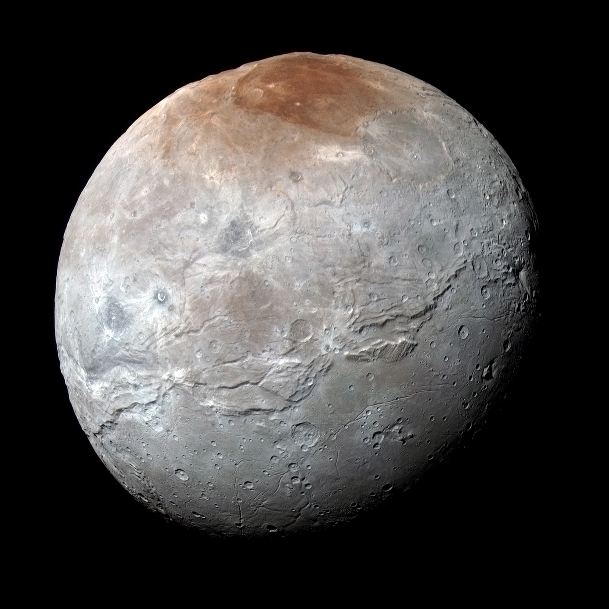 How Pluto Spray-Paints Charon Red Like a Graffiti Artist